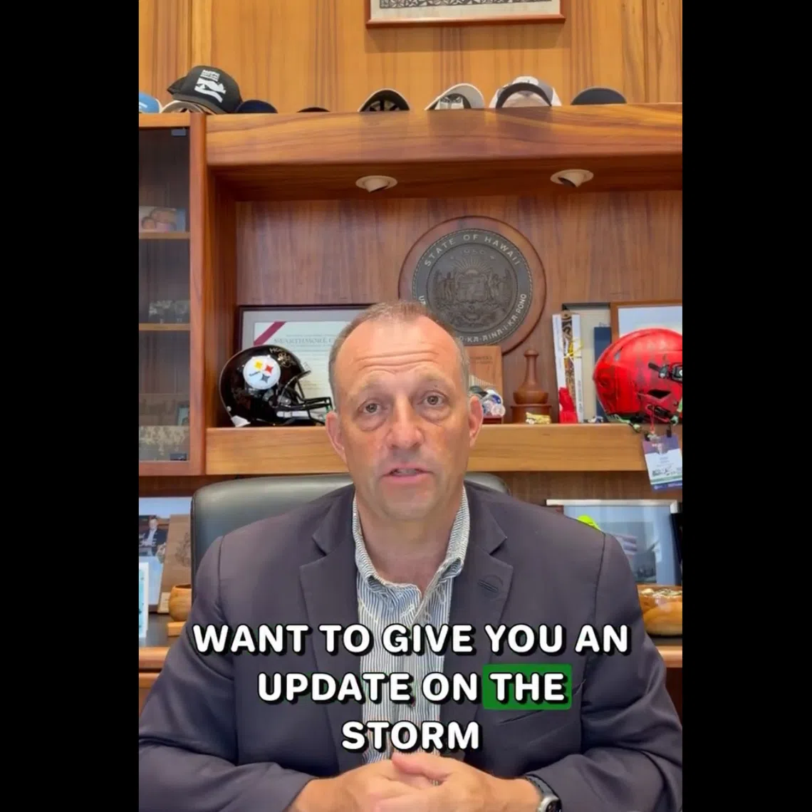 Hawaii Governor Josh Green said Tropical Storm Lala poses a serious threat to the state.