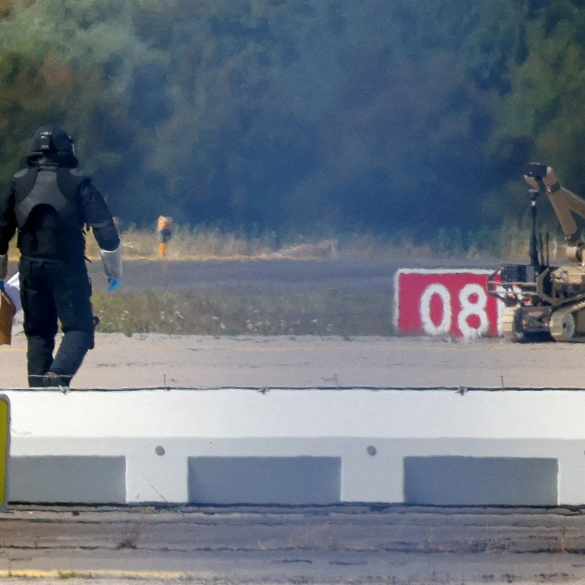 On Aug 4, an explosives-laden drone was discovered near a Ukrainian Antonov cargo aircraft used for military supplies.