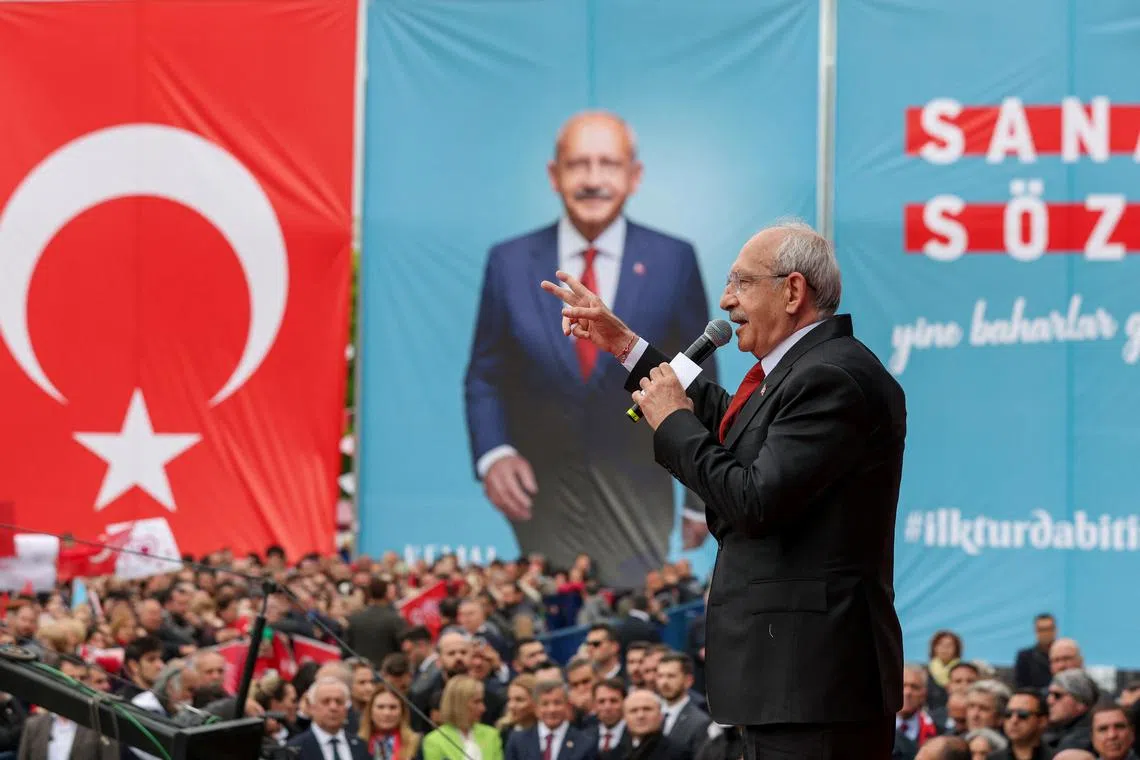 Kemal Kilicdaroglu was delivering a speech in the Black Sea city of Samsun.