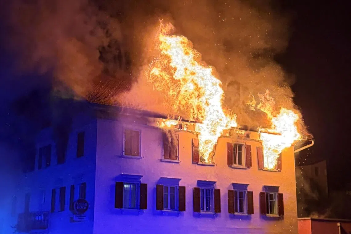 Two Swiss apartment block fires leave five missing, 19 injured: Police