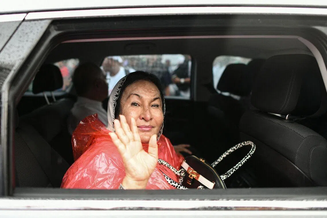 Rosmah Mansor was found guilty of three corruption charges linked to the solar hybrid project and sentenced to 10 years in prison.