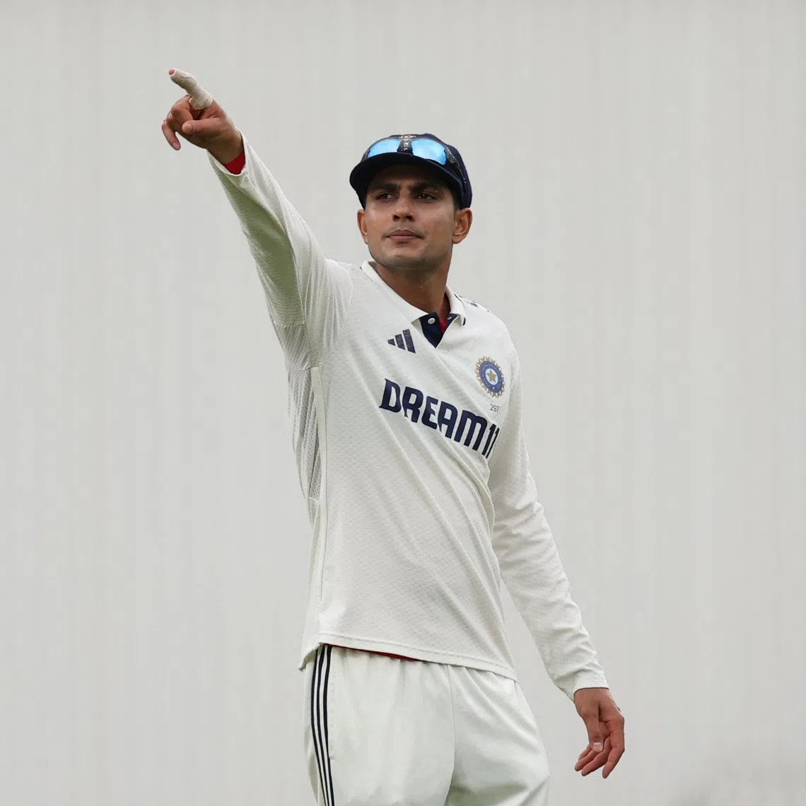 FILE PHOTO: Cricket - International Test Match Series - Fifth Test - England v India - Kia Oval, London, Britain - August 3, 2025 India's Shubman Gill reacts Action Images via Reuters/Paul Childs/File Photo