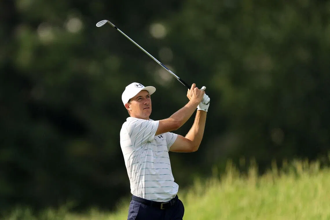 Aside from Spieth, fellow Americans Jake Knapp, Kurt Kitayama, Michael Thorbjornsen and Michael Kim were also at 65 after 18 holes in the FedEx Cup playoff opener at sweltering TPC Southwind in Memphis, Tennessee.