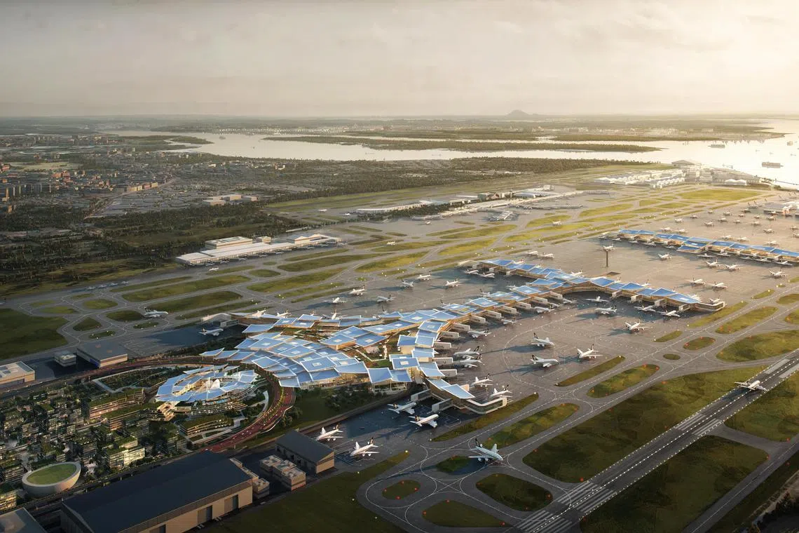 An artist’s impression of the planned Terminal 5. 