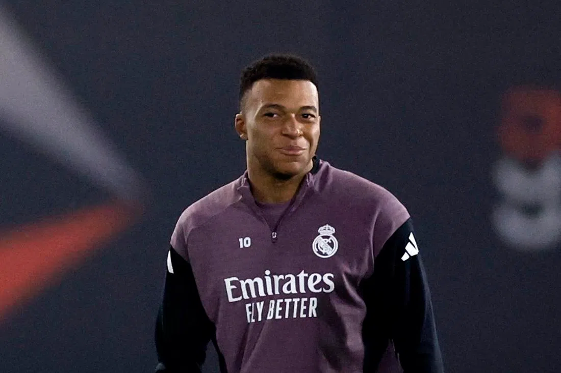 Soccer Football - Spanish Super Cup - Final - Real Madrid Training - Jeddah, Saudi Arabia - January 10, 2026 Real Madrid's Kylian Mbappe during training REUTERS/Vincent West