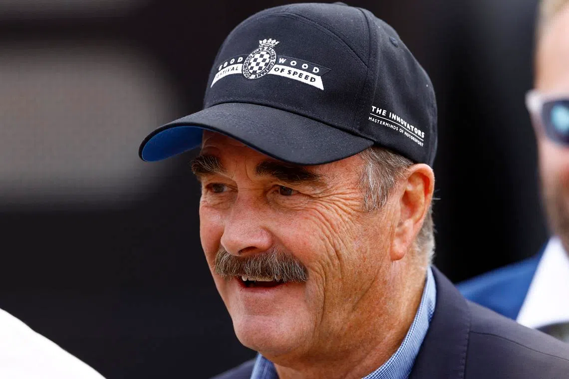 Formula One F1 - British Grand Prix - Silverstone Circuit, Silverstone, Britain - July 3, 2022 Former driver Nigel Mansell is seen before the race REUTERS/Andrew Boyers