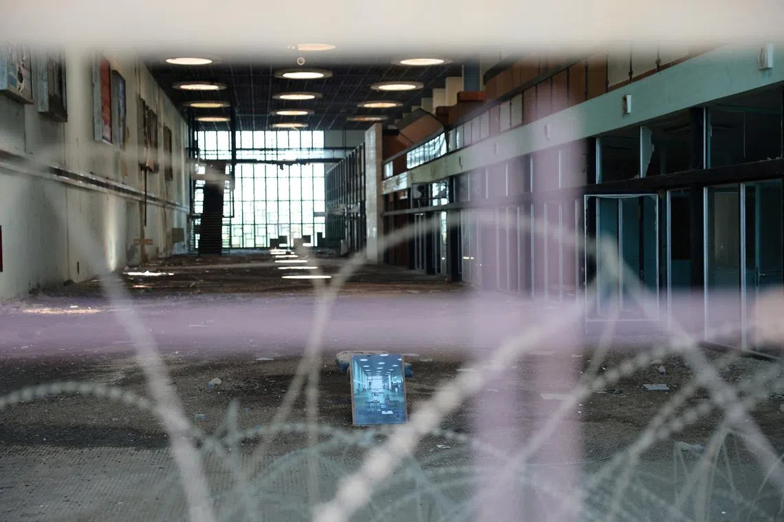 FILE PHOTO: A view of the interior of the abandoned Nicosia International Airport at the UN-controlled buffer zone in Nicosia, Cyprus June 3, 2024. REUTERS/Yiannis Kourtoglou/File Photo