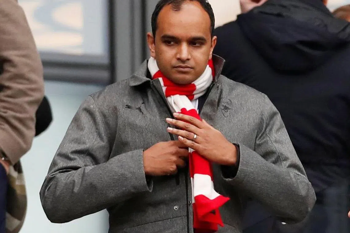 Soccer Football - Premier League - West Ham United v Arsenal - London Stadium, London, Britain - January 12, 2019  Arsenal Managing Director Vinai Venkatesham        REUTERS/David Klein/ File photo