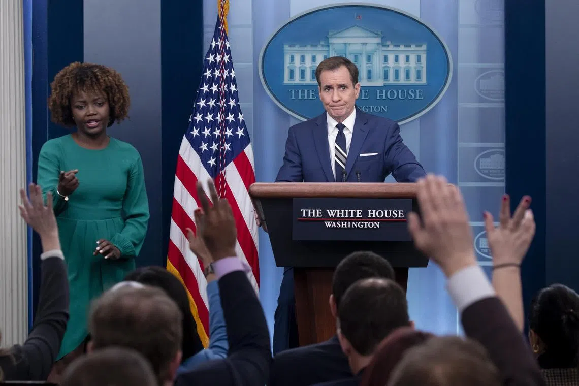 White House National Security Council spokesman John Kirby said it was not the “right time” for Secretary of State Antony Blinken to travel to China.