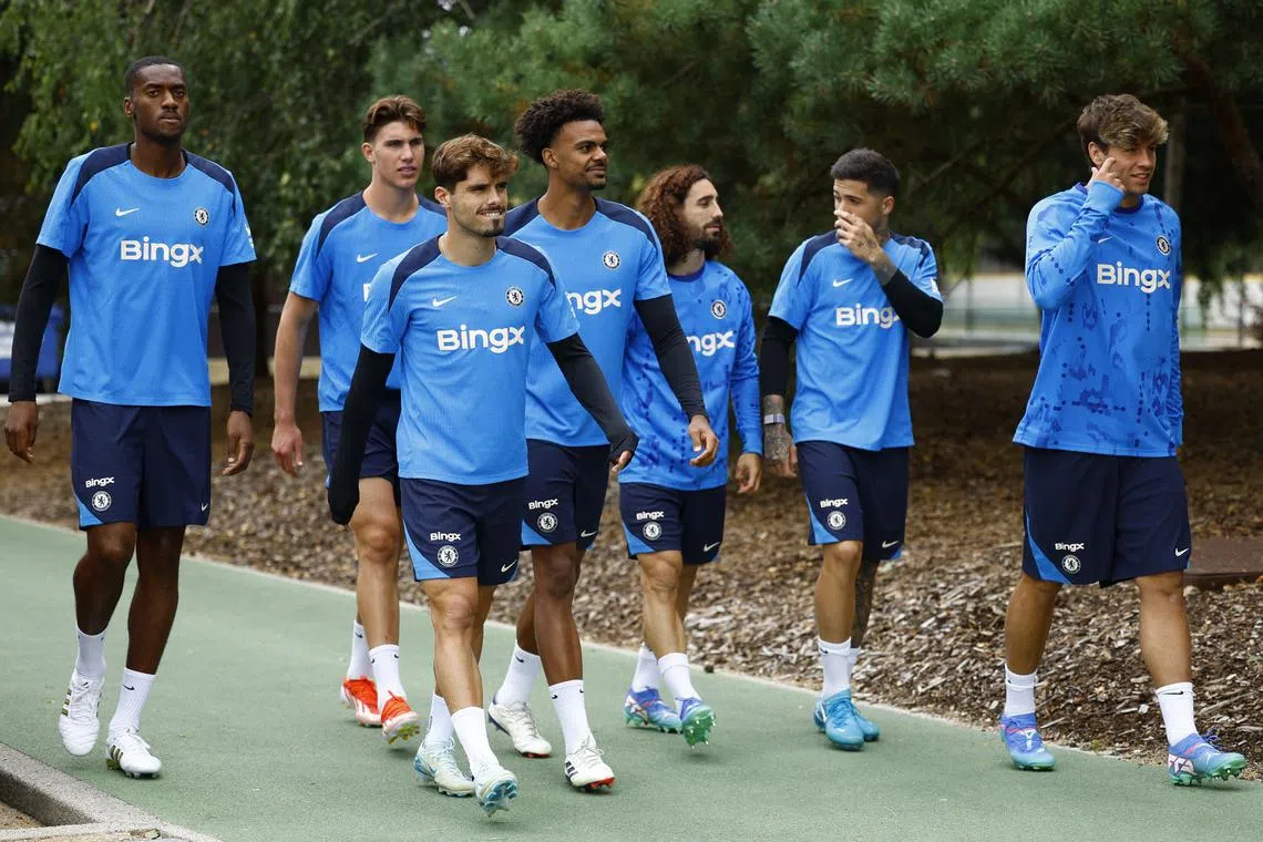 Soccer Football - Europa Conference League - Chelsea Training - Cobham Training Centre, Cobham, Britain - August 21, 2024 Chelsea players arrive for training Action Images via Reuters/John Sibley