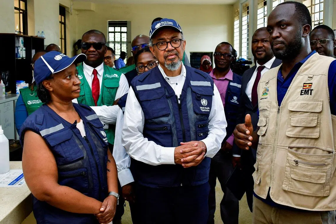 WHO-Chef Tedros besucht Uganda wegen Ebola-Ausbruch an kongolesischer Grenze