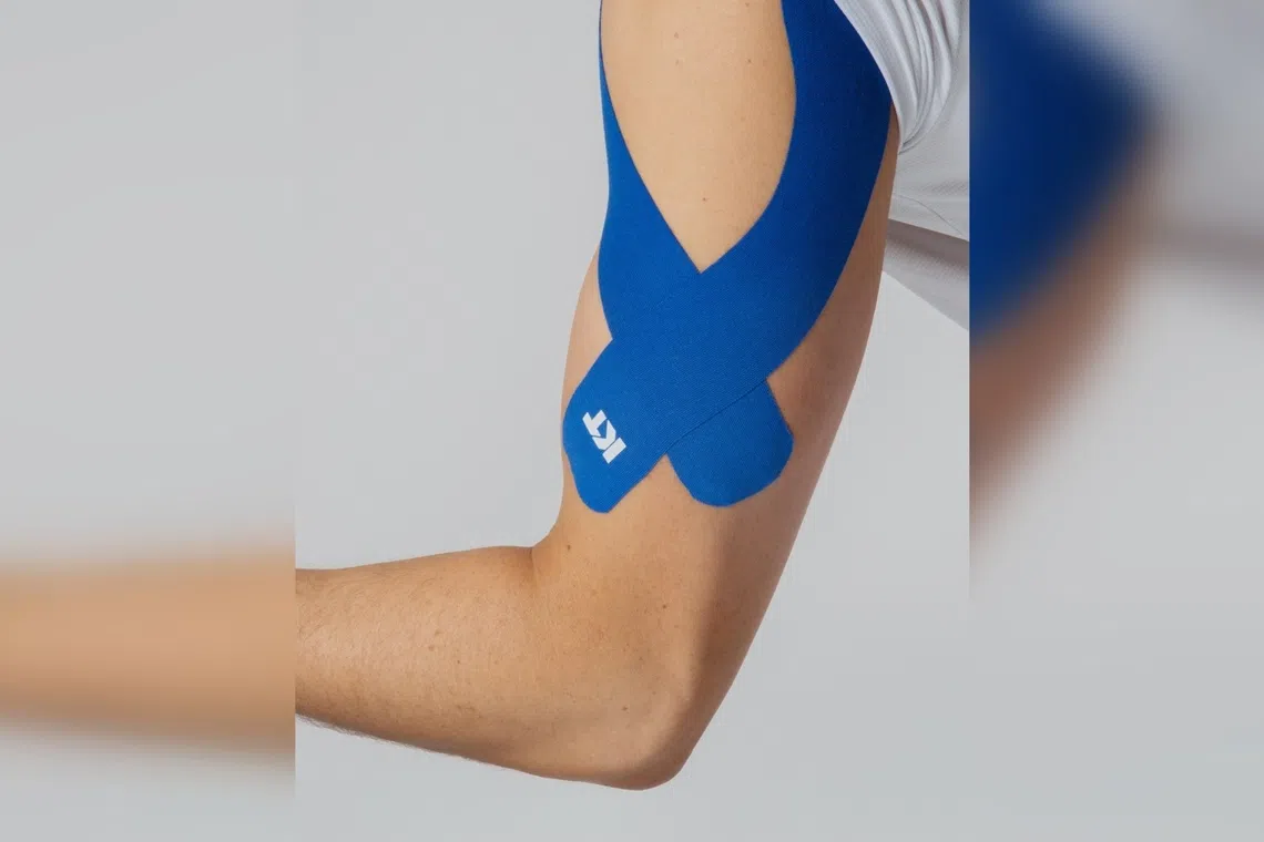 Many athletes report feeling better when they wear the tape, especially if they apply it near areas that feel achy or strained.