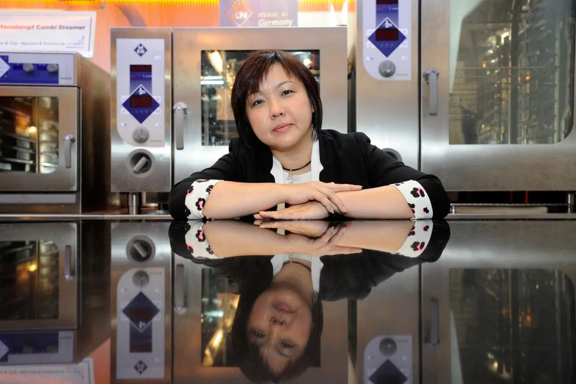 Singapore Kitchen Equipment CEO Sally Chua (above) and senior manager Charlene Koh's bail is scheduled to be renewed on June 28.