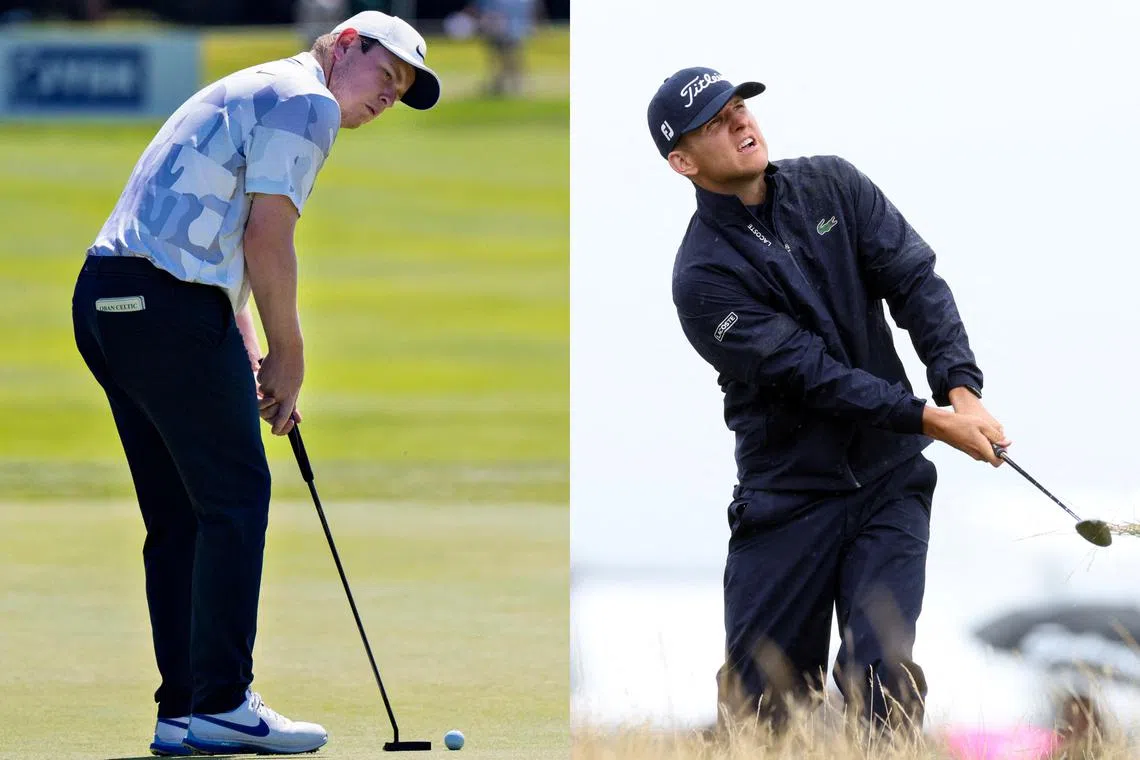 Scotland's Robert MacIntyre (left) and German Yannik Paul are frontrunners for a place on the European Ryder Cup team.