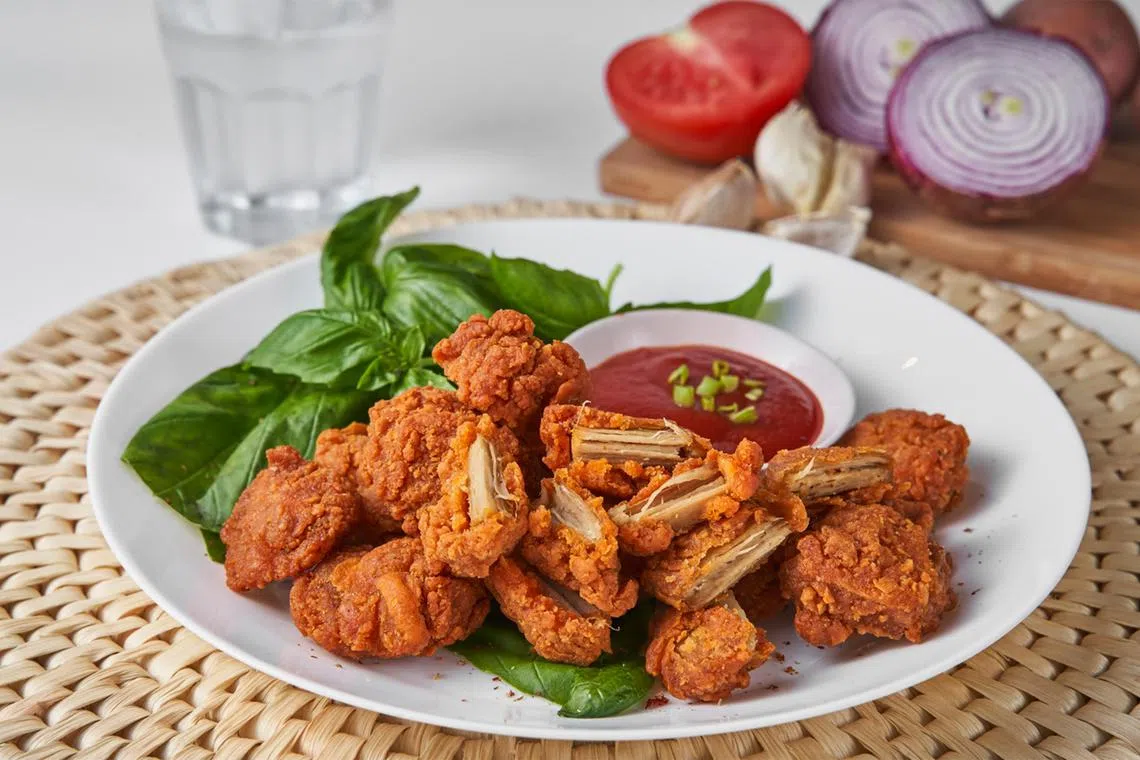 Shandi Global's plant-based Forever popcorn chicken. 