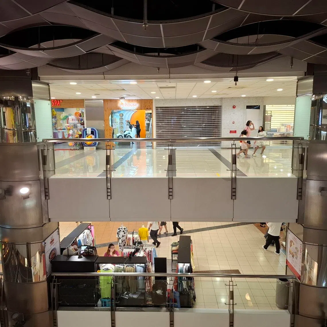 Some stores at HarbourFront Centre were shuttered when ST visited the mall on June 25. The building will cease operations on July 27.