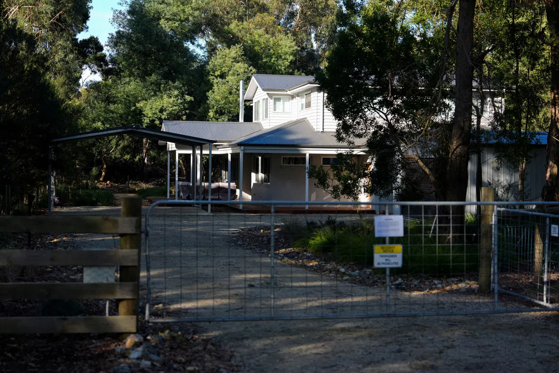 A general view of Erin Patterson’s house in Leongatha, Australia, June 24, 2025. REUTERS/Asanka Brendon Ratnayake