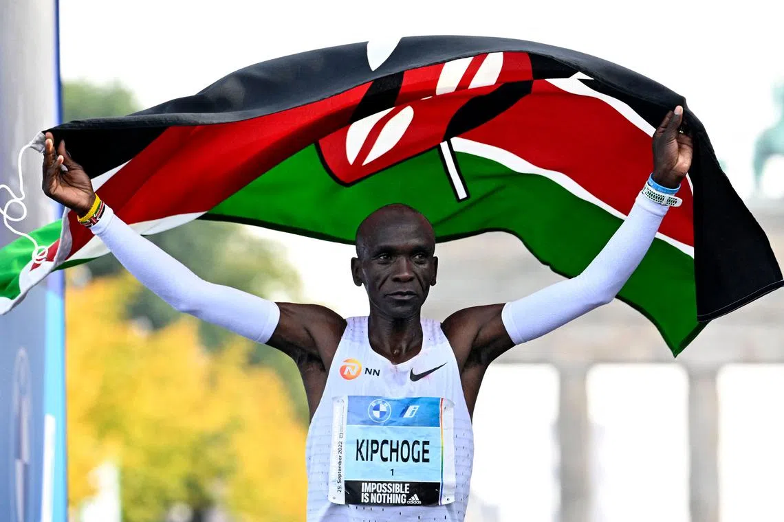 Eliud Kipchoge, 38, has set himself many challenges in his dazzling career.