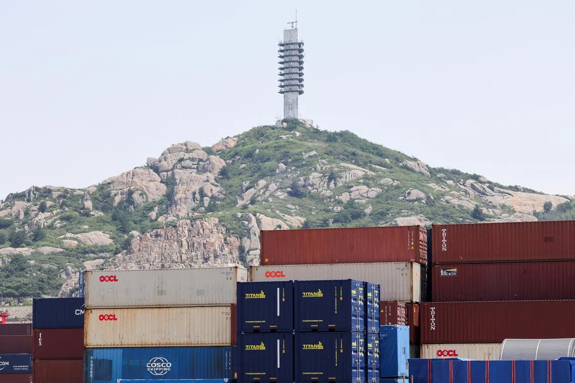 Exports of small parcels and electronics have jumped in a sign of possible rerouting to avoid the US tariffs.