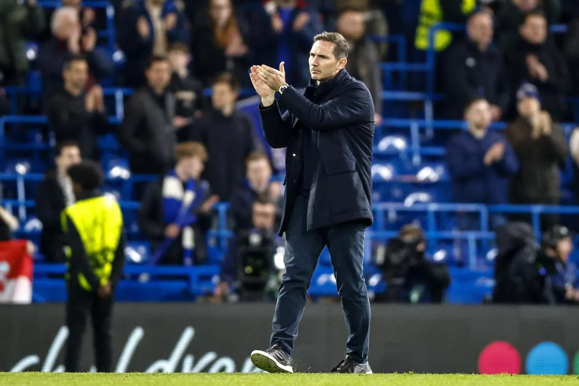 Chelsea interim boss Frank Lampard has four defeats in all four games he has taken charge of so far.