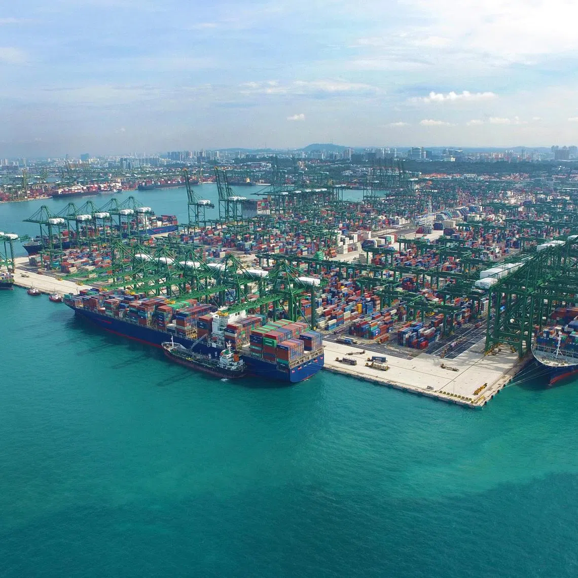 PSA reported in January that it handled 100.2 million twenty-foot containers, or twenty-foot equivalent units (TEUs), across its port terminals during the year, up 5.6 per cent on 2023.