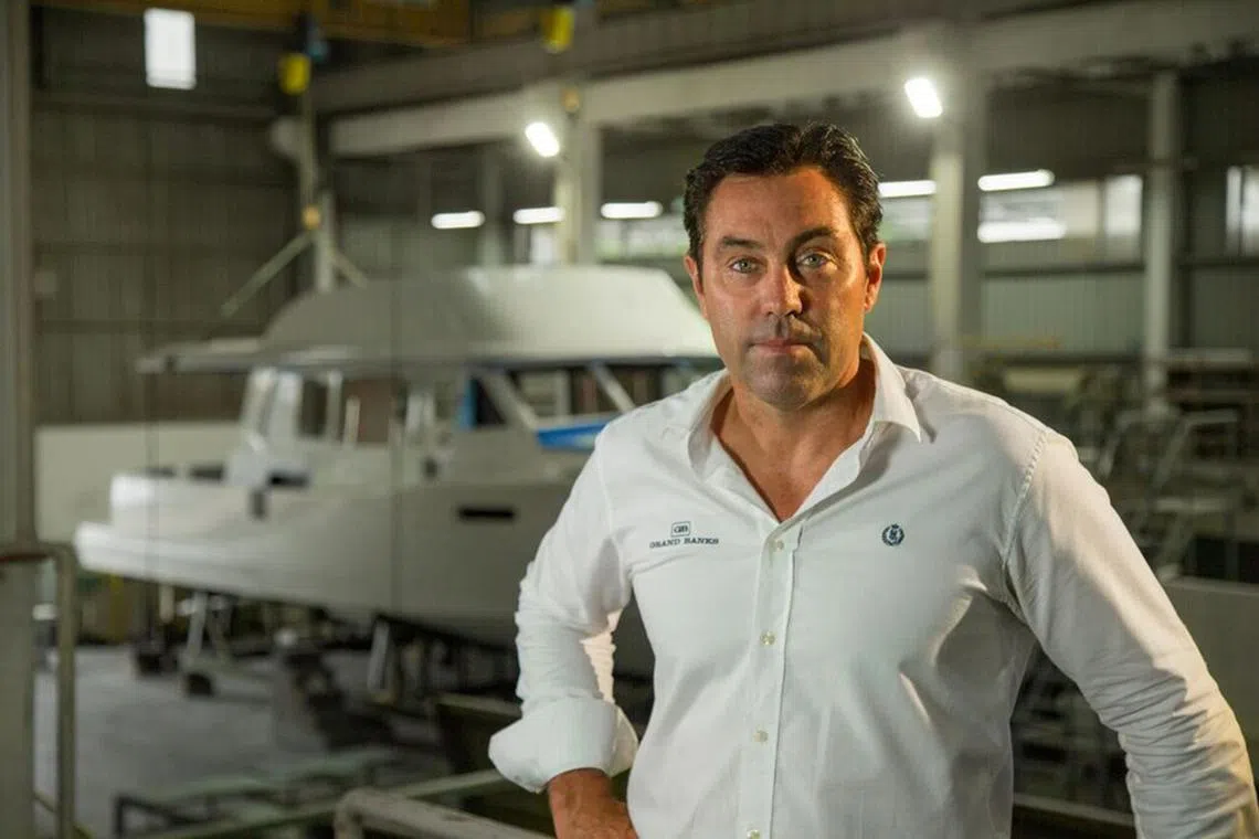 Mark Richards, CEO of Grand Banks Yachts.