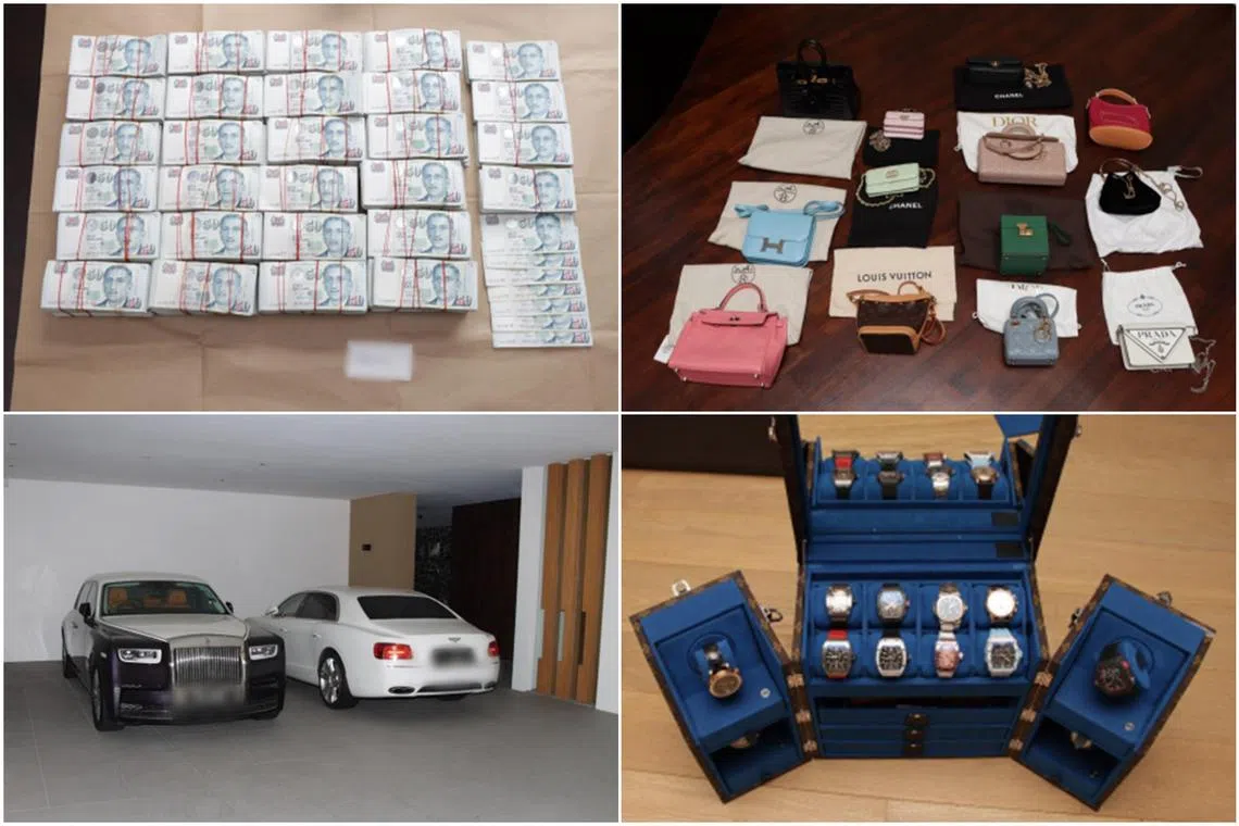 The police seized and issued with prohibition of disposal orders for $3 billion in cash and assets belonging to the 27 individuals.