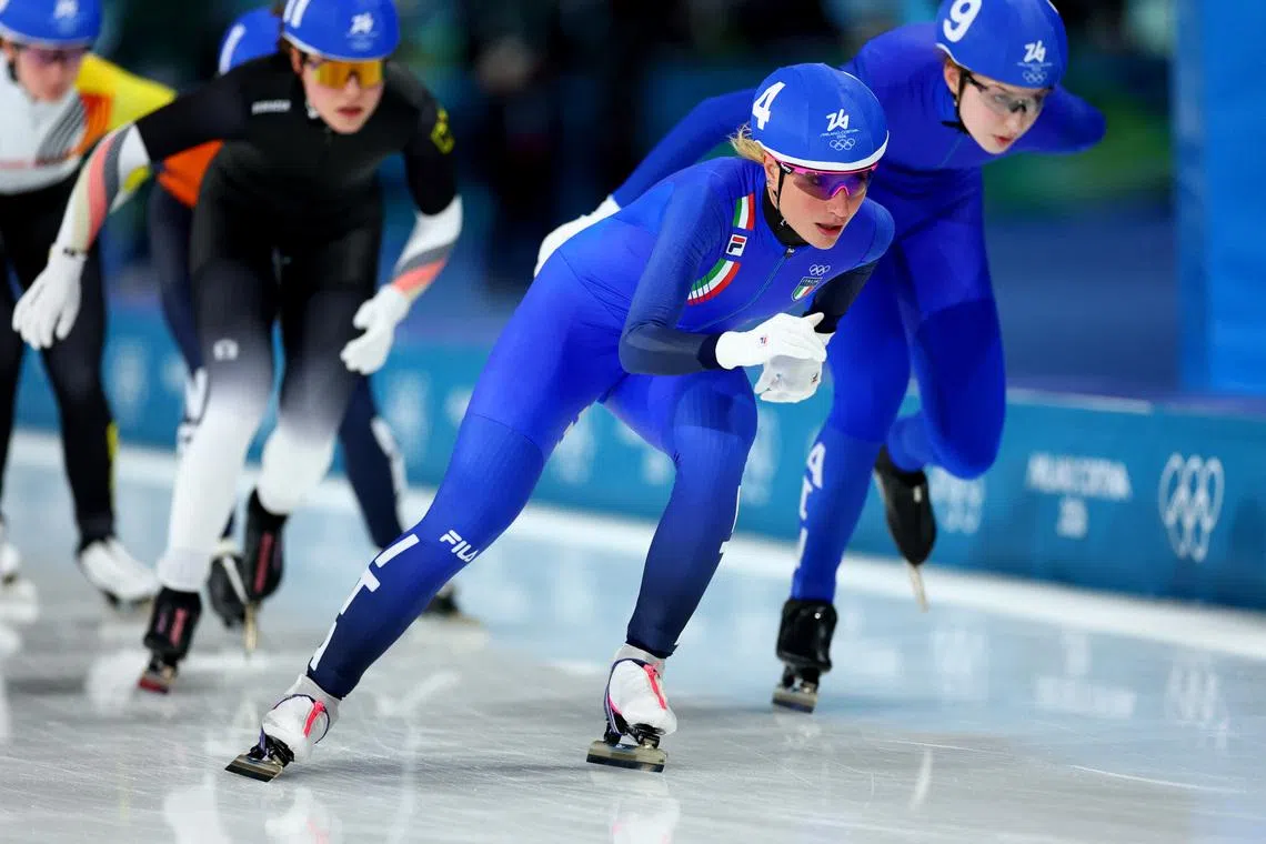 Speed skating-Lollobrigida's heroics, Stolz's brilliance and Dutch mastery light up Milano Cortina