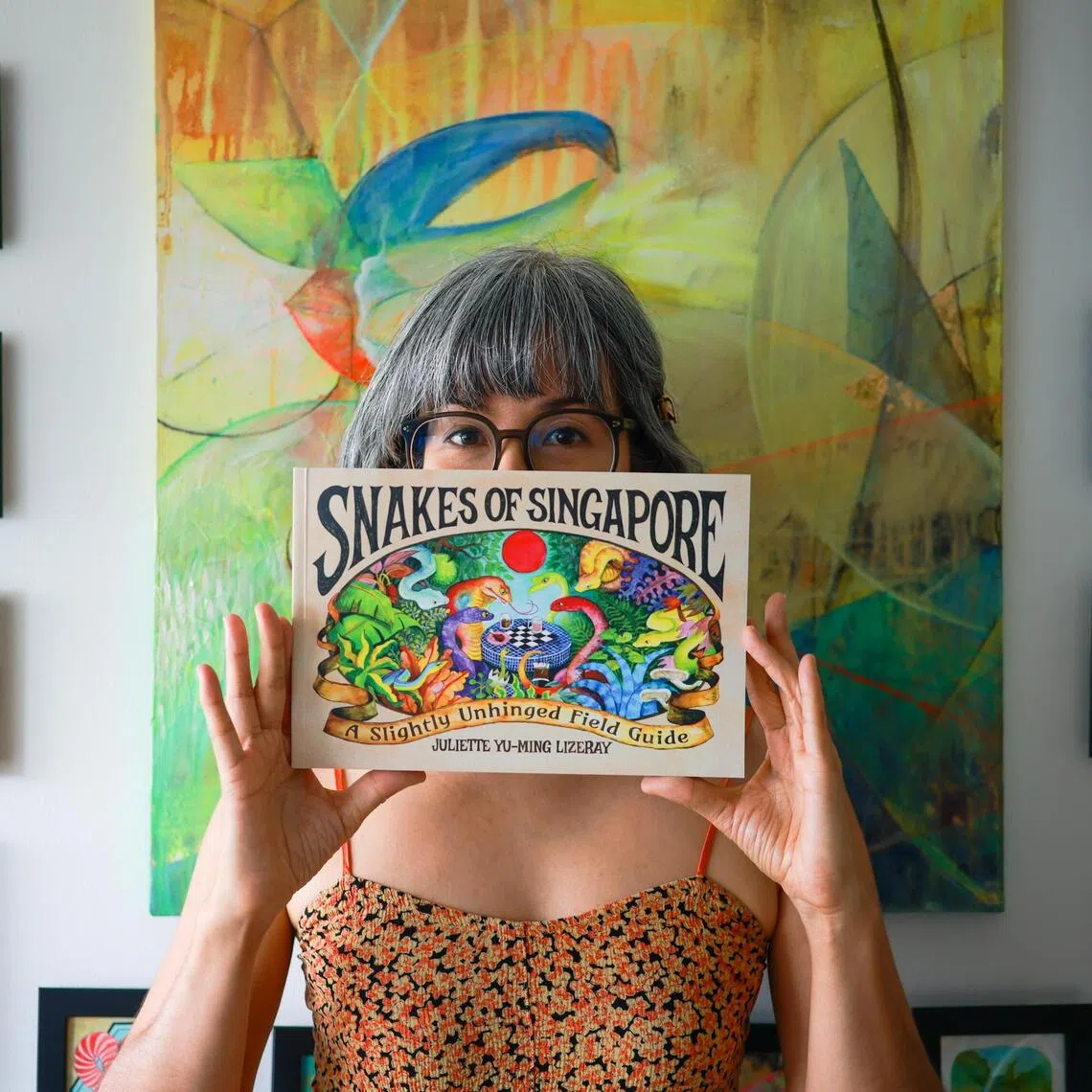 Author and illustrator Juliette Yu-Ming Lizeray’s Snakes Of Singapore: A Slightly Unhinged Field Guide is a quirky panorama of all 65 known species of snakes found in Singapore.