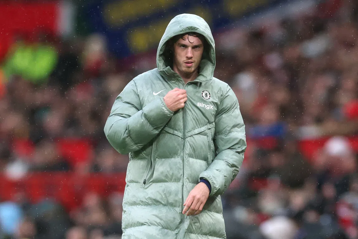 Soccer Football - Premier League - Manchester United v Chelsea - Old Trafford, Manchester, Britain - September 20, 2025 Chelsea's Cole Palmer after being substituted REUTERS/Phil Noble