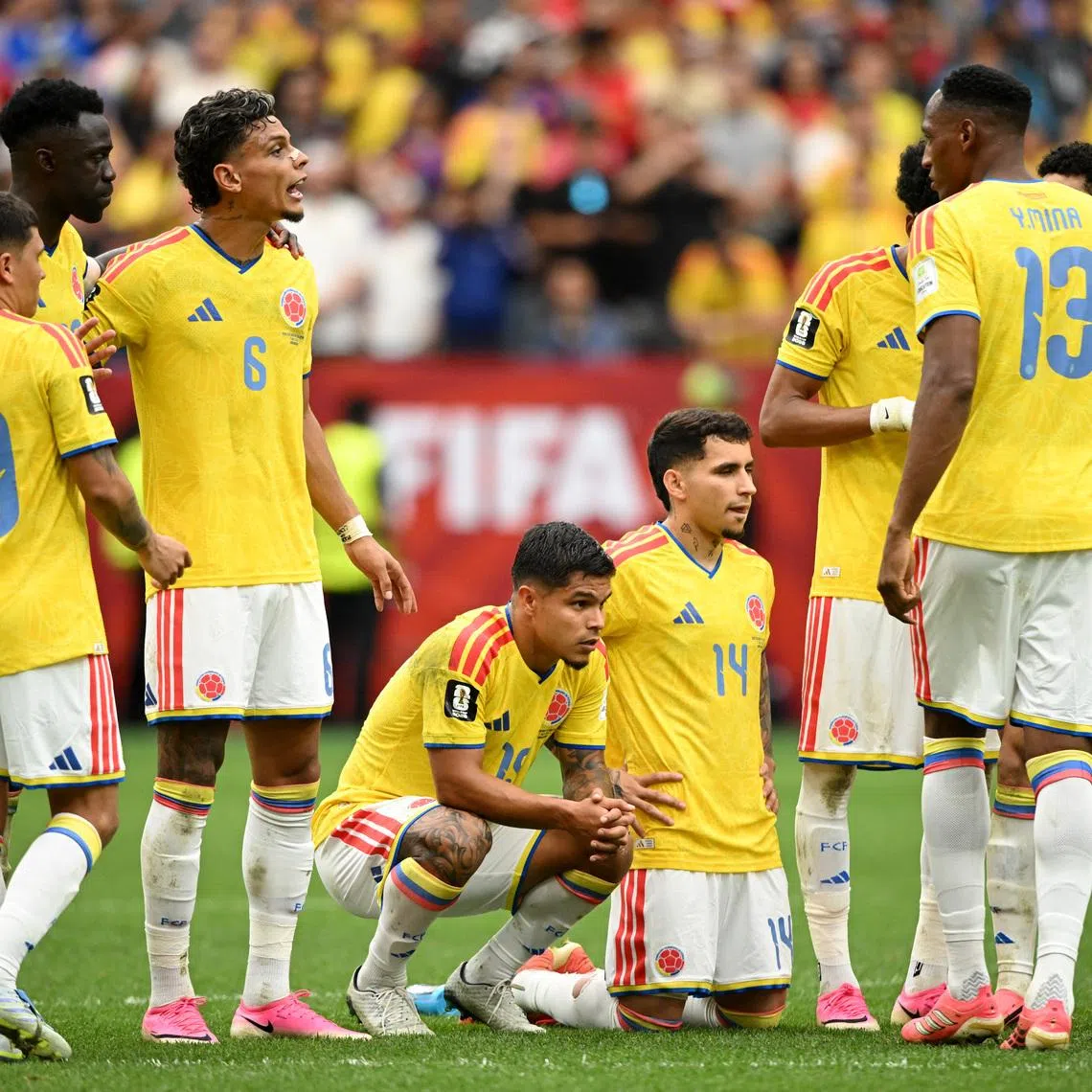 Colombia lost 4-3 on penalties to Switzerland following a 0-0 draw after extra time.