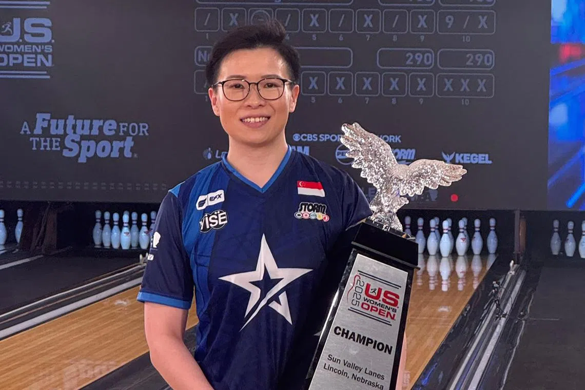 New Hui Fen won her third PWBA title of 2025 by clinching the PWBA US Women's Open on June 18.