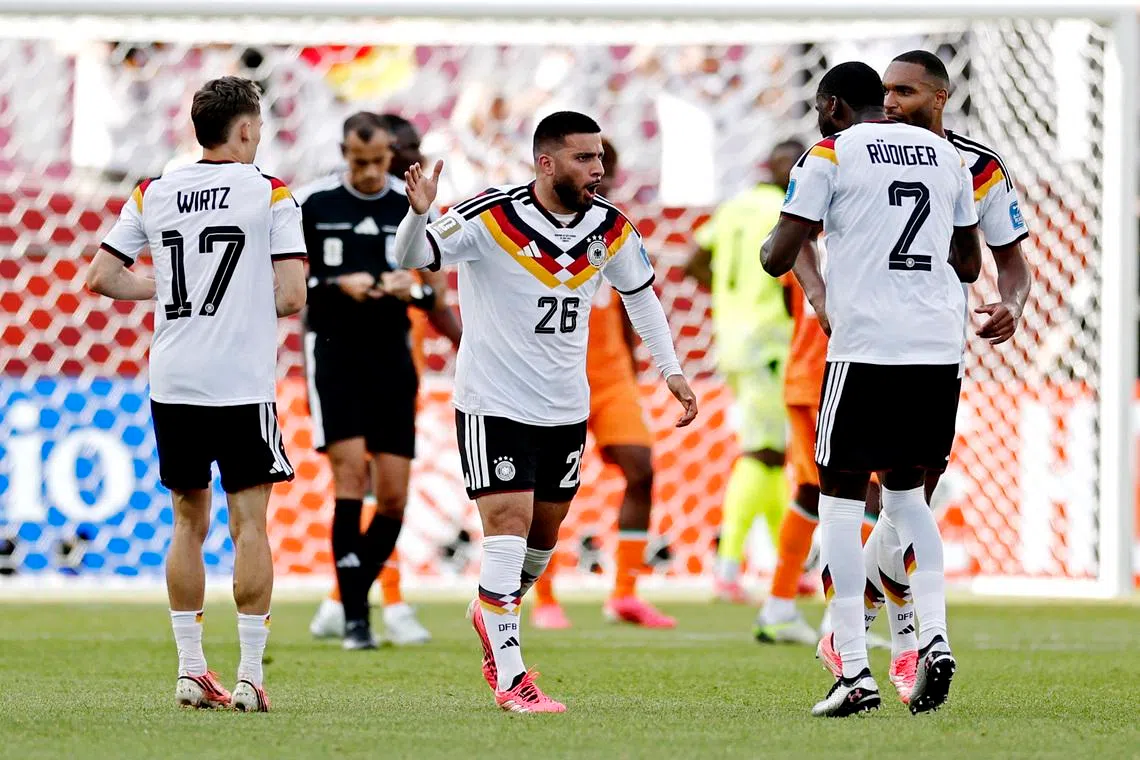 Germany are aiming to stretch their winning run to 12 consecutive games.