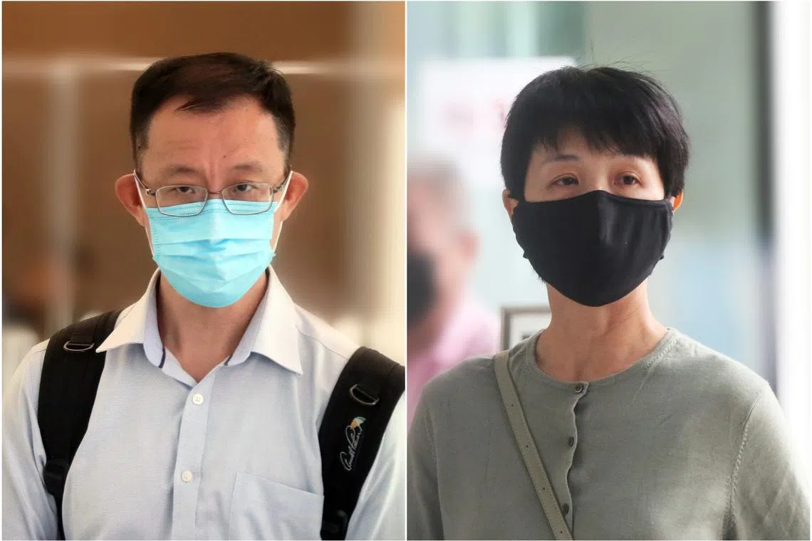 Neo Jek Lin (left) was a JTC senior project manager and Chong Pui Chih was a former deputy director with the statutory board.