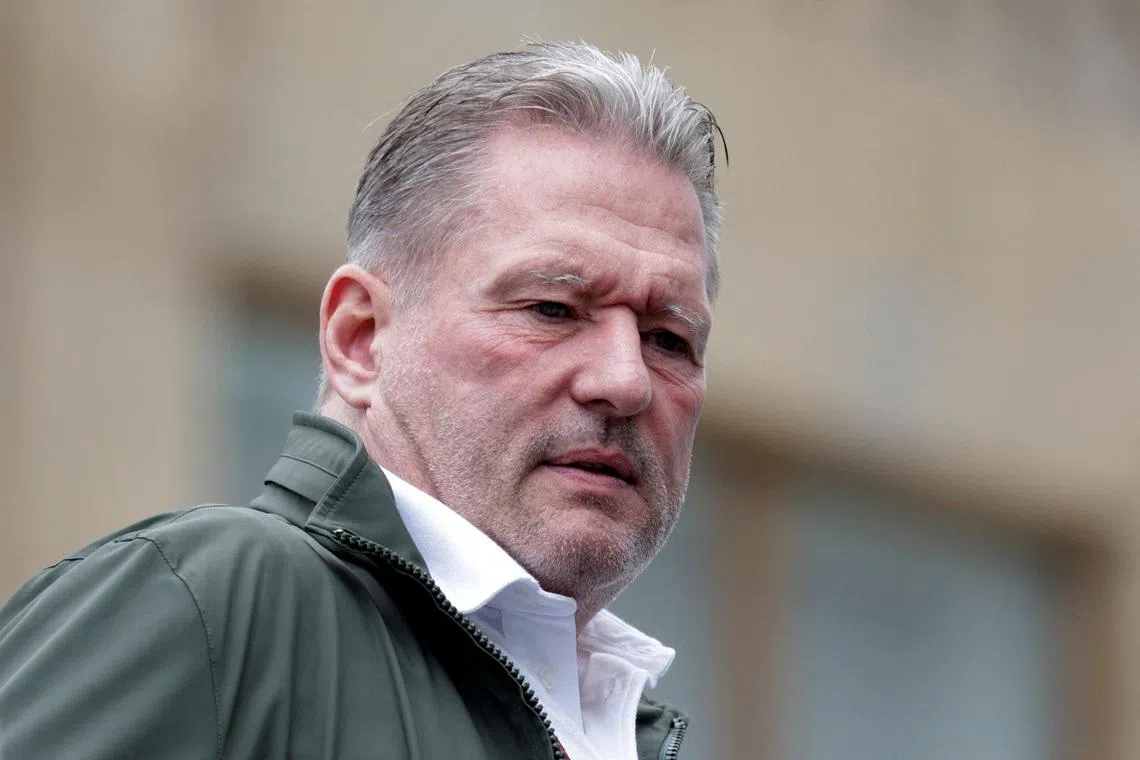 FILE PHOTO: Formula One F1 - Azerbaijan Grand Prix - Baku City Circuit, Baku, Azerbaijan - September 18, 2025 Jos Verstappen ahead of the Azerbaijan Grand Prix REUTERS/Leonhard Foeger/File Photo