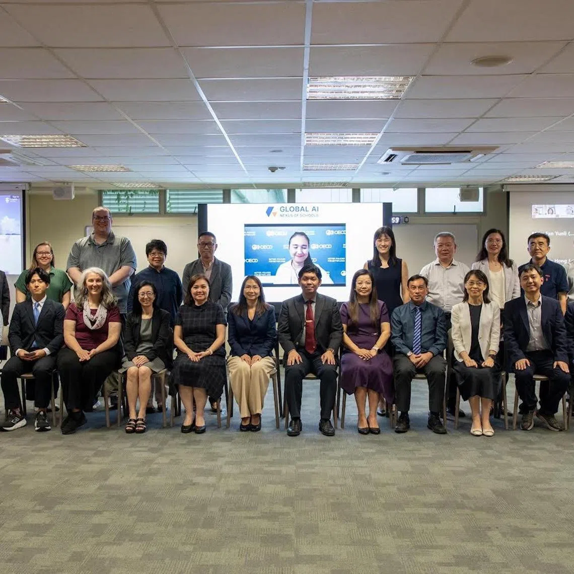 The Global AI Nexus of Schools launched on Aug 4 at Hwa Chong Institution.