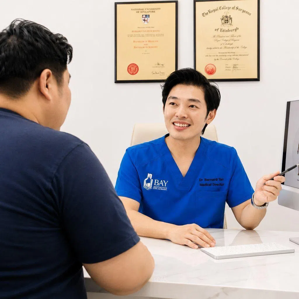 During a consultation, doctors assess each patient’s overall health and individual needs before recommending prescription weight-loss injections.