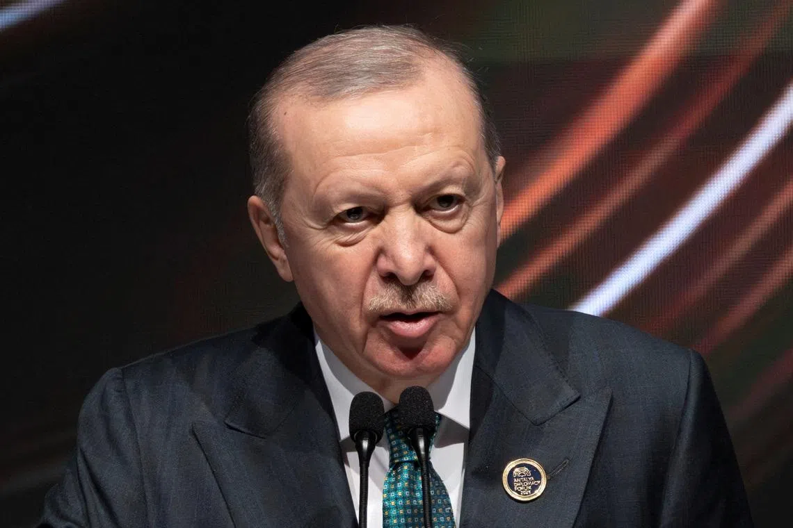 Turkey working on legislation to speed up militant PKK's disbandment, Erdogan says