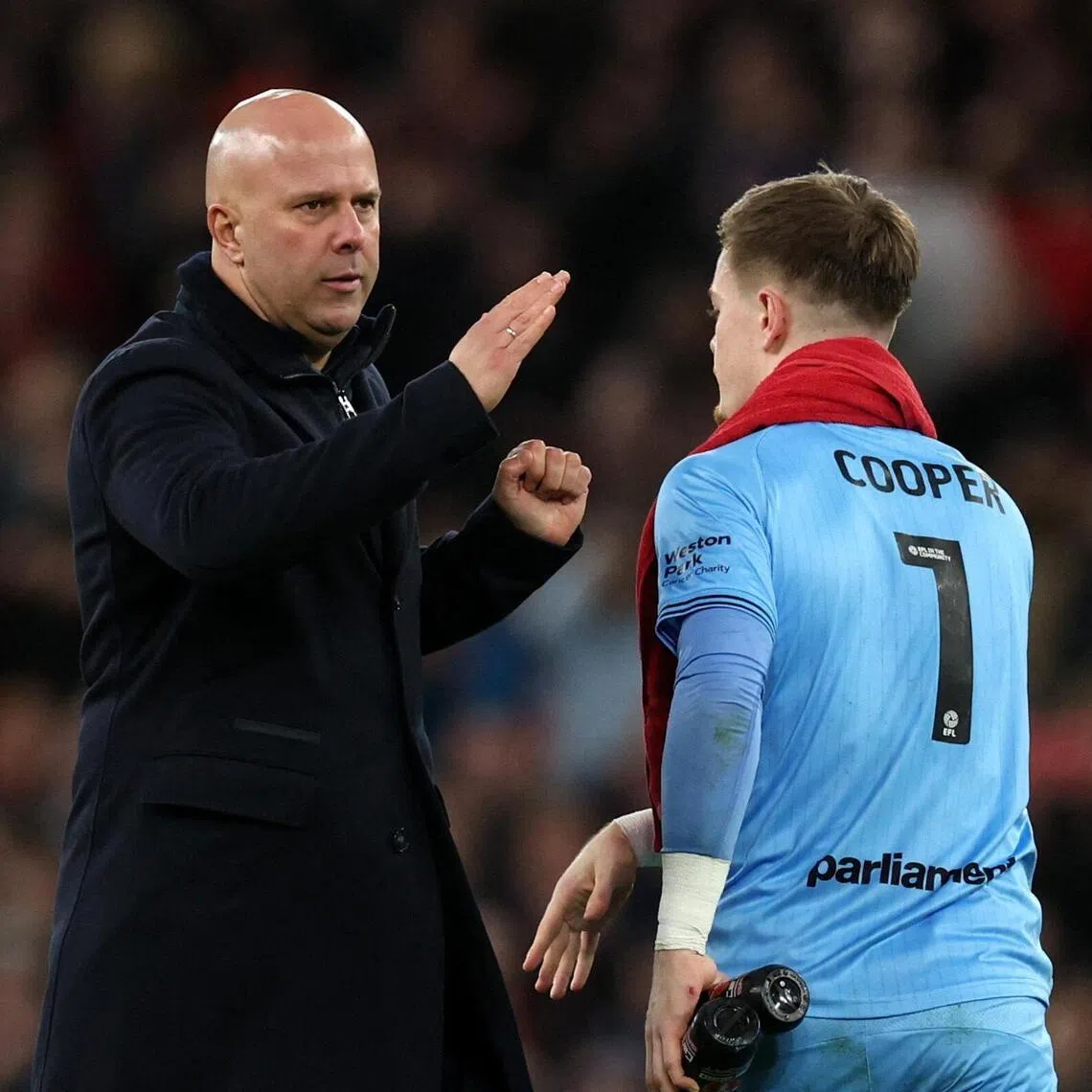 Liverpool manager Arne Slot after the FA Cup win over Barnsley.