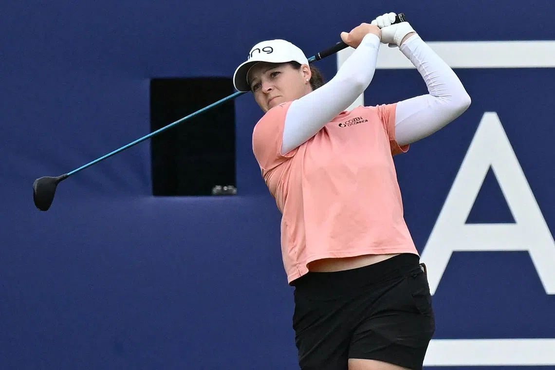 US golfer Ally Ewing says she is confident in her game, as she seeks to win her first Major title.