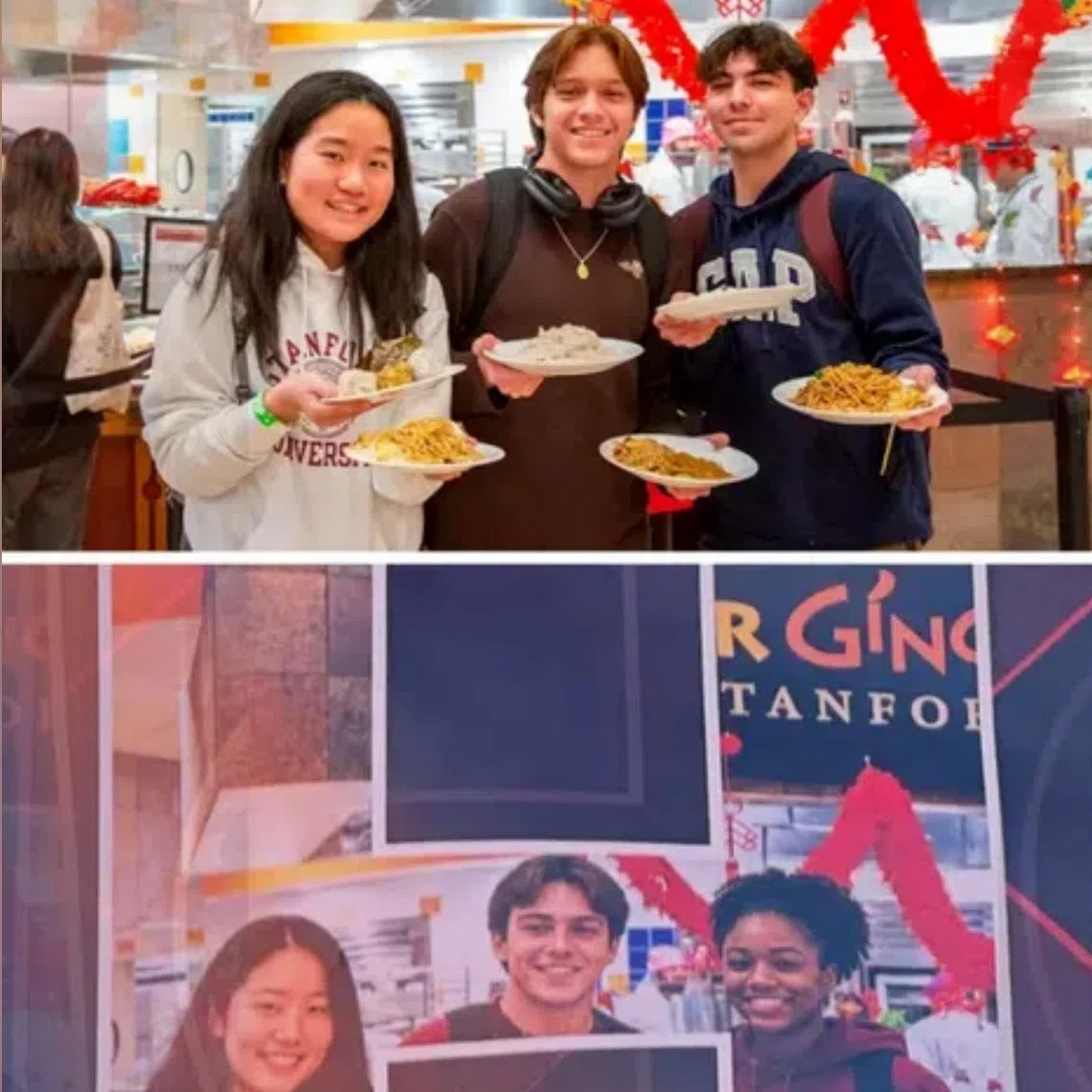 An AI-altered photo (bottom) shows Billy Ramirez on the far right replaced by an image of a black woman.