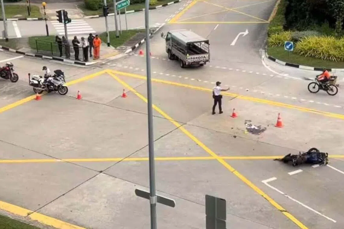 A 24-year-old male lorry driver was arrested for driving without reasonable consideration causing death.
