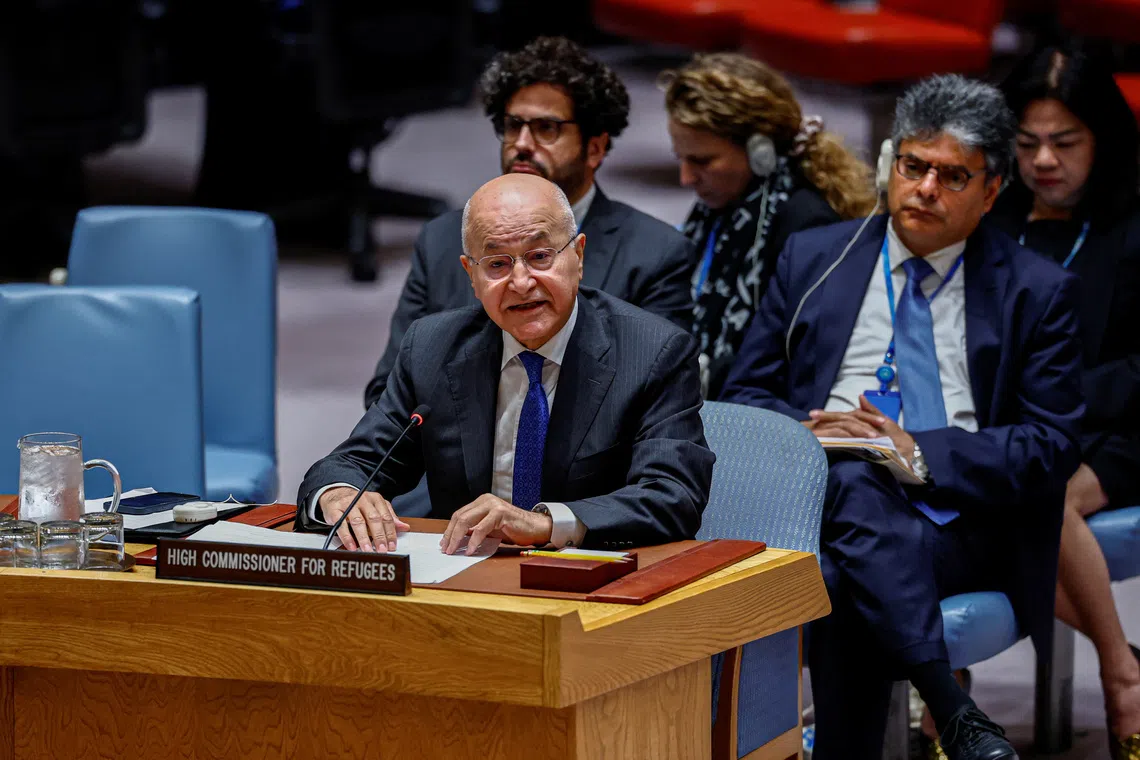 United Nations High Commissioner for Refugees (UNHCR) Barham Salih says the UN refugee agency has slashed its workforce from 20,000 in 2024 to just under 12,000.