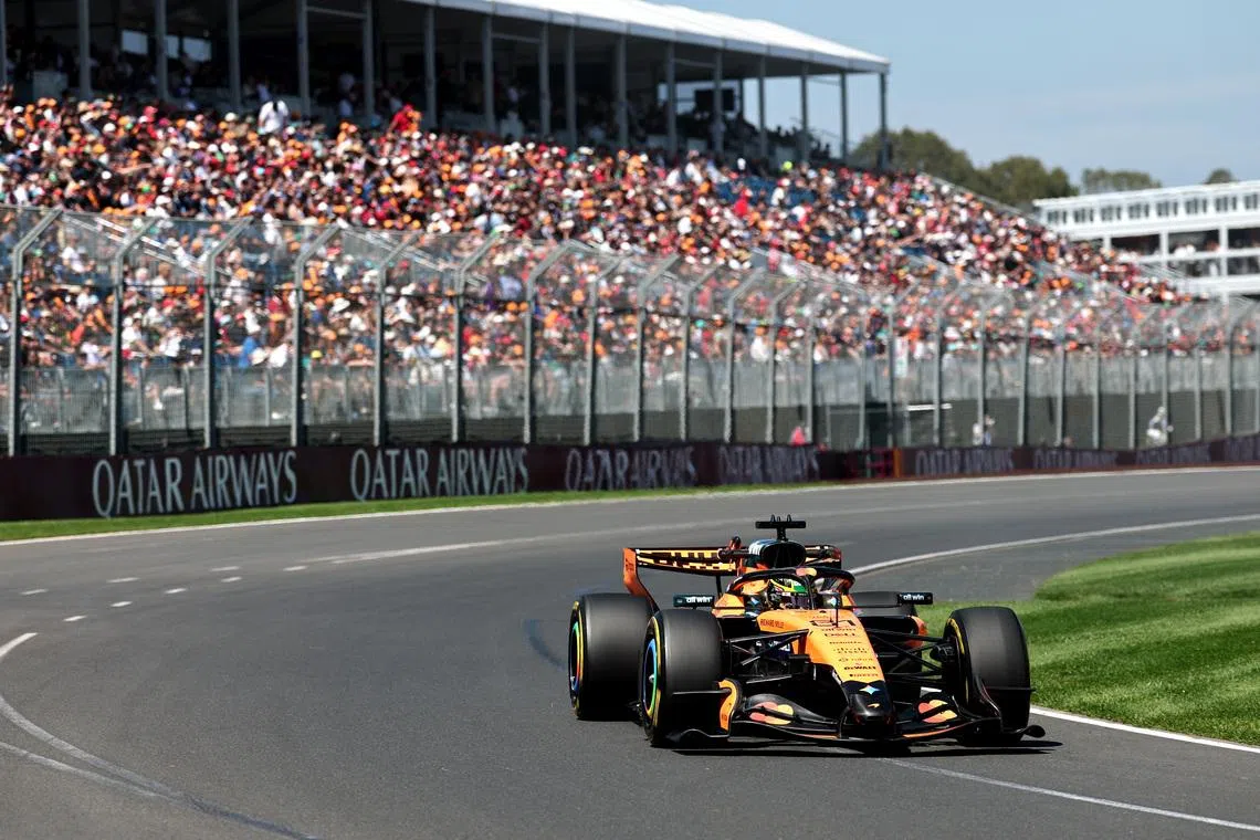 Formula One F1 - Australian Grand Prix - Albert Park Grand Prix Circuit, Melbourne, Australia - March 6, 2026 McLaren's Oscar Piastri in action during practice REUTERS/Mark Peterson