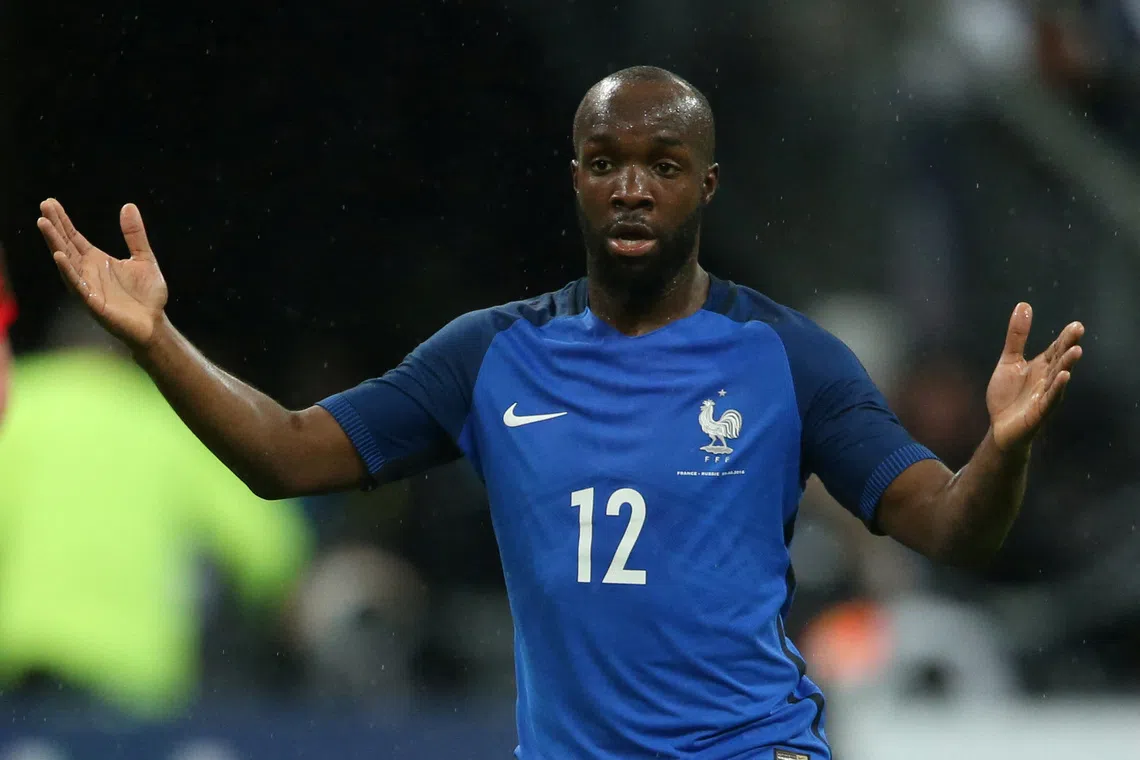 FILE PHOTO: Football Soccer - France v Russia - International Friendly - Stade de France stadium, Saint-Denis, France - 29/03/16. French soccer team player Lassana Diarra reacts .    REUTERS/Charles Platiau/File Photo