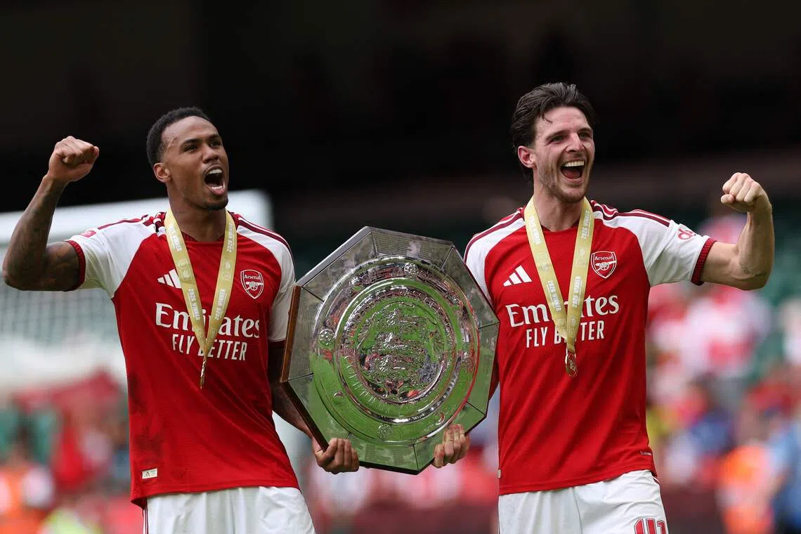 Arsenal are bidding for the club’s first back-to-back English top-tier titles since the 1930s.