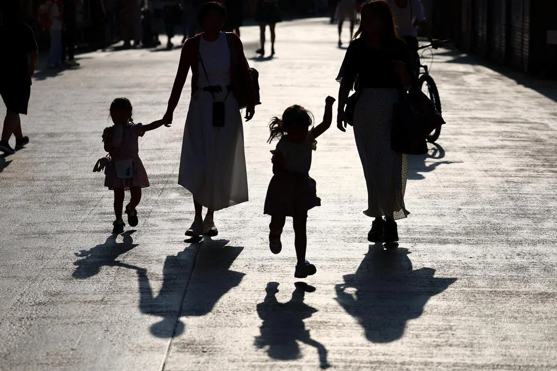 More air conditioners should be installed in school gymnasiums to help protect children, Mr Ishiba said. 

