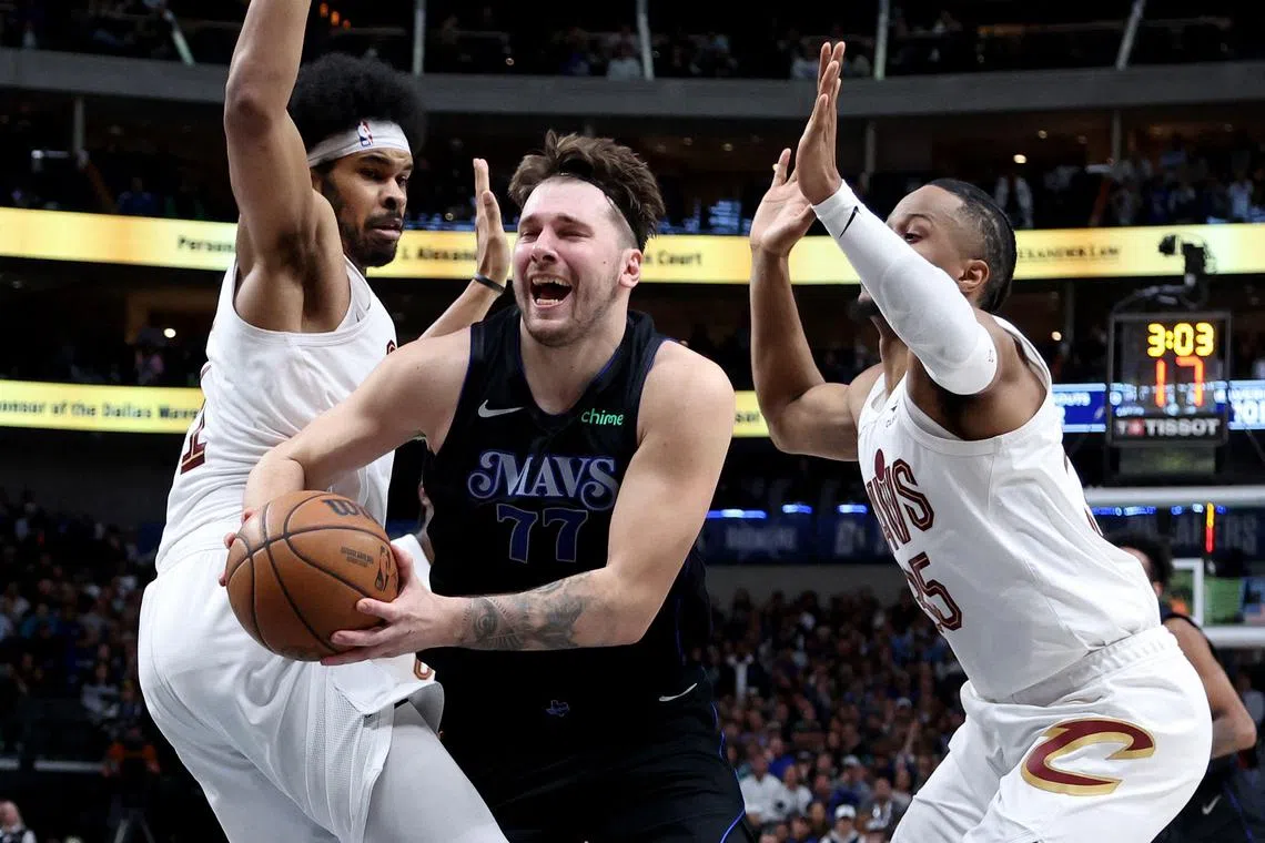 Luka Doncic of the Dallas Mavericks, which is selling a majority stake to the family of Miriam Adelson, the controlling shareholder of Las Vegas Sands Corporation.