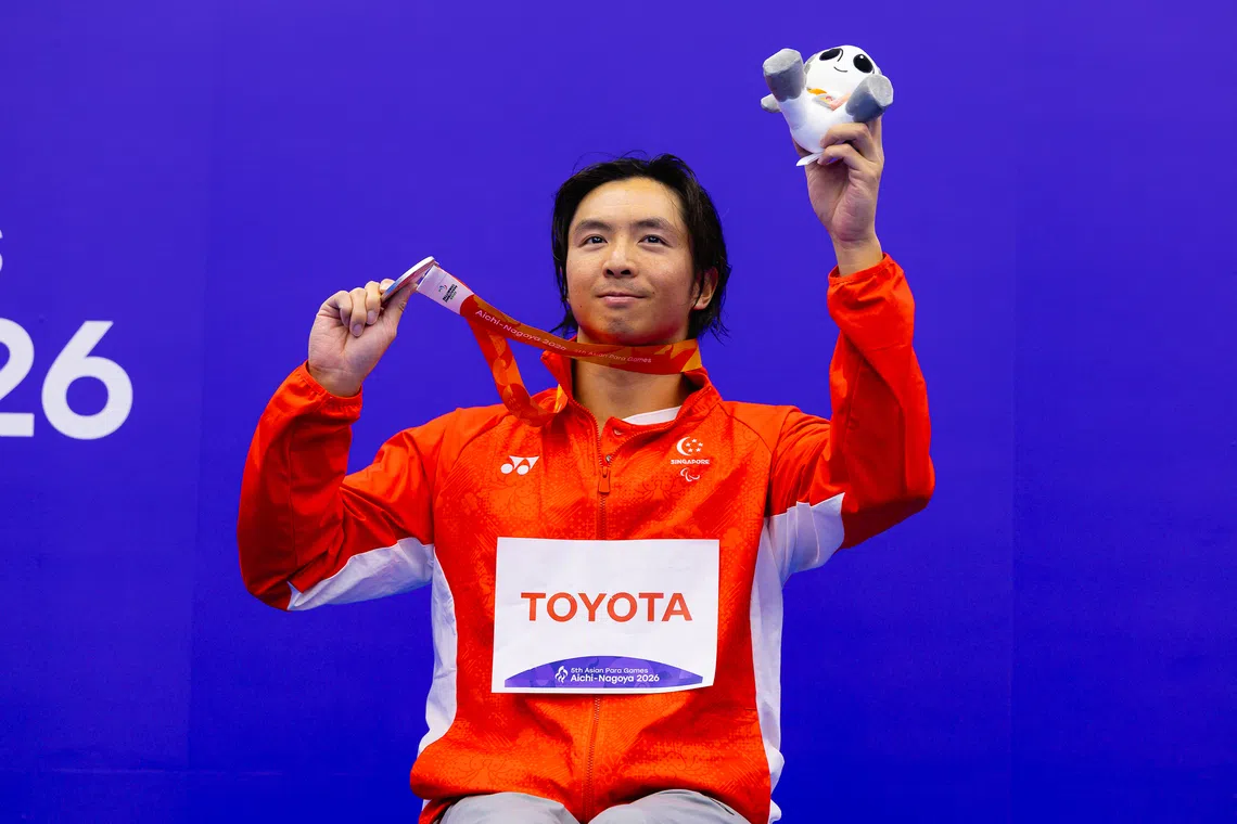 Toh Wei Soong secured his second silver medal of the 2026 Asian Para Games on Oct 23.