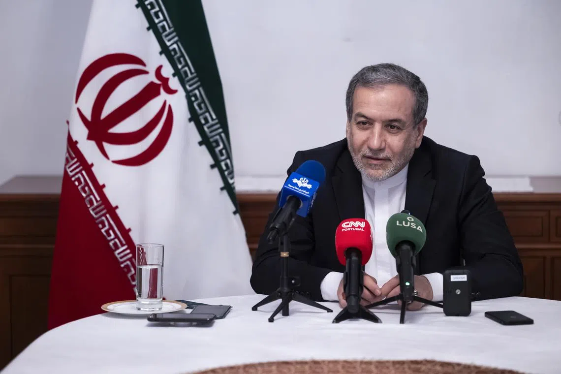 Iranian Minister of Foreign Affairs Seyed Abbas Araghchi again called the surprise rebel offensive a plot by the United States and Israel.